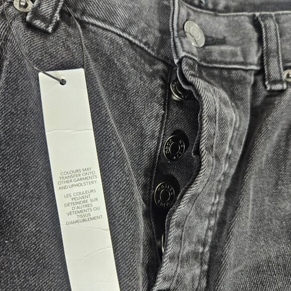 ASOS Design Black Jeans Men's Size 30/30 Button Fly - Picture 5 of 8